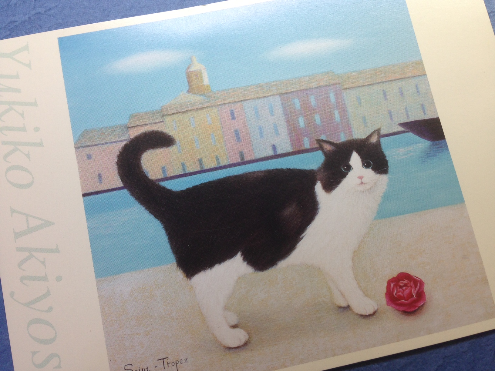 秋吉由紀子さんの猫の絵を見てきました